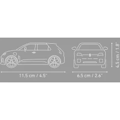 COBI: Renault 5 E-Tech bílý stavebnicový automobil (24675) obrázek 4