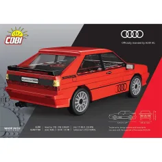 COBI: Stavebnice auta Audi Quattro 1980 (24664) obrázek 2