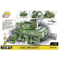 COBI: WWII H.M.C M8 Scott tank stavebnice (2279) obrázek 2