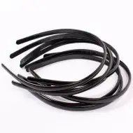 Černá čelenka 10ks sada 8mm