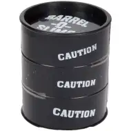 Černý sliz v mini olejovém barelu