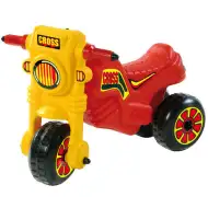 Červená cross motorka na šlapání - D-Toys