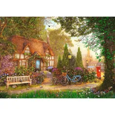 Chaloupka s doškovou střechou 1000dílné prémiové puzzle - Trefl obrázek 2