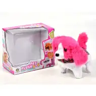 Chodící plyšový pes se zvukem v různých barvách