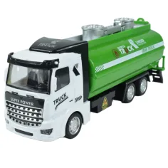 City Truck: Přestavitelný nákladní vůz na odpadky s koly a značkami 19 cm obrázek 2