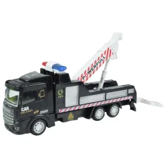 City Truck: Přestavitelný nákladní vůz záchranného týmu s koly na pružinách a značkami 19 cm obrázek 2