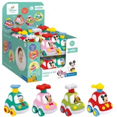 Clementoni Baby: Press&Go autíčko s Disney postavičkou ve čtyřech variantách 1ks obrázek 3