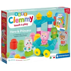 Clemmy: Měkký kostkový set Hrdinové a Princezny - Clementoni obrázek 2