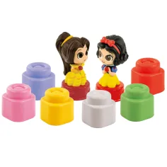 Clemmy: Stavební kostky měkké Disney Princezna - Clementoni obrázek 4