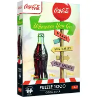 Coca-Cola kamkoli jdeš 1000dílné Premium plus quality puzzle - Trefl