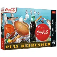 Coca-Cola osvěžující okamžik 1000dílné prémiové puzzle plus kvalita - Trefl