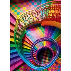 Colorboom Collection: Barevné schody 500dílné puzzle - Clementoni obrázek 2