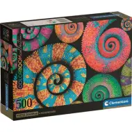 Colorboom Collection: Barevní chameleoni 500 dílků Compact puzzle - Clementoni