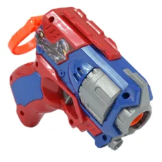 Cool Soft Bullet Gun: Malá pěnová střelná zbraň s náboji v modro-červené barvě 14cm obrázek 2