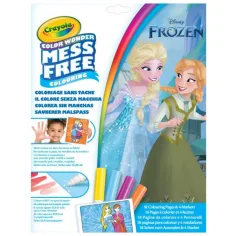 Crayola Color Wonder: Ledové království – sada omalovánek bez rozmazání ve složce