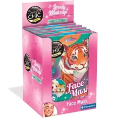 Crazy Chic: Beauty zvířecí obličejová maska v různých provedeních 1 ks - Clementoni