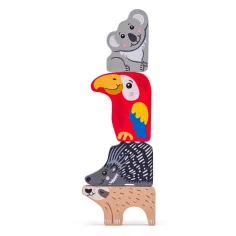 Dřevěné puzzle ve tvaru stromu se zvířaty - Woodyland obrázek 5
