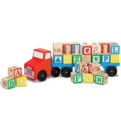 Dřevěný kamion na přepravu písmenek - Melissa & Doug obrázek 3