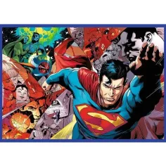 DC: Odvážný Superman 4x250dílků puzzle - Trefl obrázek 2