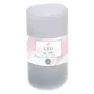 Dekorační bílá LED svíčka 7,5x15cm