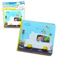 Dětská kniha: Vozidla, měkká látková kniha, 14x13 cm