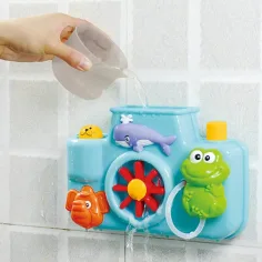 Dětská koupací hračka se zvířátky a lopatkami. obrázek 3