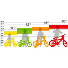 Dětské kolo Ninja želvy ve velikosti 16 - jízdní kolo Dino bikes obrázek 2