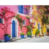 Diamantové malování: Barvy Řecka diamantová malířská sada 30x40 cm