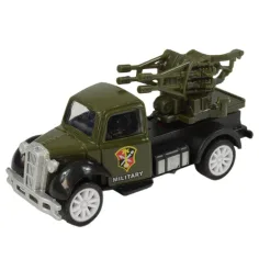 Die-Cast: Vojenské autíčko v různých variantách s volnoběžnými koly 1/55 obrázek 5