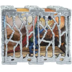 Dino World: Detailně zpracovaná figura dinosaura Therizinosaurus o velikosti 20 cm v kleci obrázek 3
