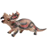 Dino World: Figurka dinosaura Styracosaurus z vinylu, která vydává zvuky, s bavlněnou výplní, 35 cm
