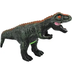 Dino World: Figurka dinosaura T-REX vydávající zvuk z vinylu s bavlněnou výplní ve velikosti 35 cm obrázek 2