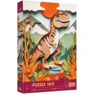 Dinosauří říše Dobrodružství T-Rexe 160dílné puzzle - Trefl