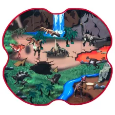 Dinosauří 2 v 1 hrací podložka a úložný box obrázek 2