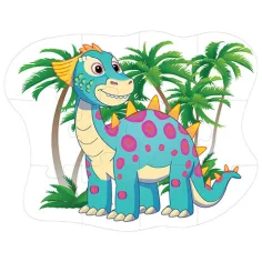 Dinosauří obří podlahové puzzle 12 dílků obrázek 2