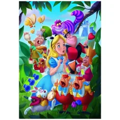 Disney+ - Alenka v říši divů 1000 dílků puzzle s plakátem - Clementoni obrázek 2
