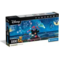 Disney+ - Mickey a Minnie kouzelná noc 1000dílné panoramatické puzzle s plakátem - Clementoni