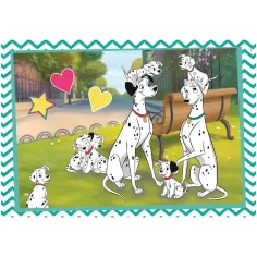 Disney Klasiky 101 dalmatinů a Aristokočky 2×60 dílků Supercolor puzzle - Clementoni obrázek 3