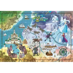 Disney: Ledové království mapa puzzle 1000 dílků - Clementoni obrázek 2
