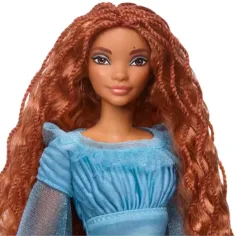Disney Malá mořská víla: Panenka Ariel v modrých šatech 30cm - Mattel obrázek 3