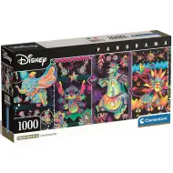 Disney: Neon postavy 1000 dílků panorama puzzle 98x33cm - Clementoni