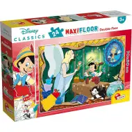 Disney Pinocchio 2 v 1 maxi 24dílné puzzle a omalovánka 70x50 cm – Lisciani