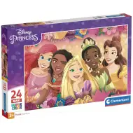 Disney+Princezny: Maxi Super Color Puzzle 24 dílků - Clementoni
