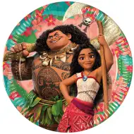 Disney+Princezny Vaiana 2 papírové talíře 8ks sada 20cm