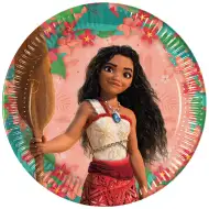 Disney+Princezny Vaiana 2 papírové talíře 8ks sada 23cm