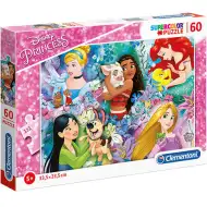 Disney Princezny a jejich oblíbení Supercolor puzzle 60 dílků - Clementoni