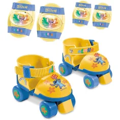 Disney Stitch kolečkové brusle s ochranným vybavením, velikost 22–29 - Mondo Toys obrázek 2