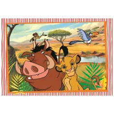 Disney klasiky Lví král a Dumbo 2x20 dílků Supercolor puzzle - Clementoni obrázek 2
