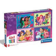 Disney princezny 4 v 1 puzzle - Clementoni