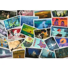 Disney známková sbírka 1000 dílků puzzle - Trefl obrázek 2